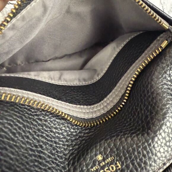Fossil Black Leather Tessa Crossbody Bag - Picture 10 of 11